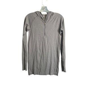 Lululemon Swiftly Tech 1/2 Zip Hooded Long Sleeve Shirt Size 8